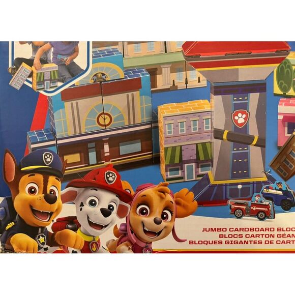 Melissa & Doug PAW Patrol Jumbo Cardboard Blocks 41 Pieces NEW - Picture 2 of 6